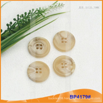 Polyester button/Plastic button/Resin Shirt button for Coat BP4179